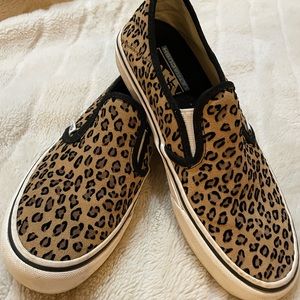 GUC cheetah vans US women 7.5